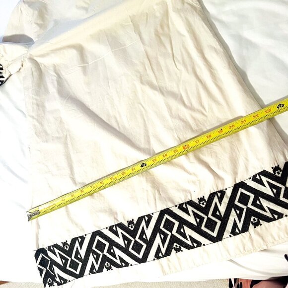 Banana Republic Embroidered-Sleeve Mini Dress, NWOT Medium Petite - Picture 7 of 10